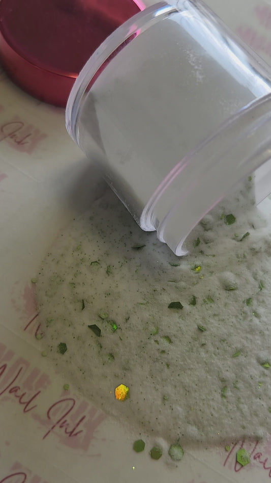 Key Lime Glitter Acrylic Powder 1oz